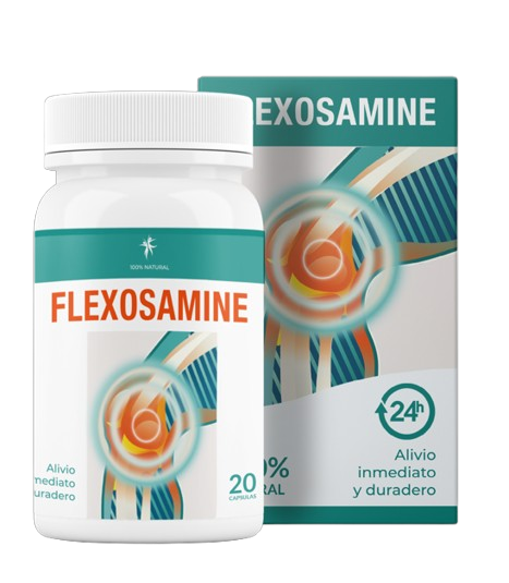 Botella del producto Flexosamine